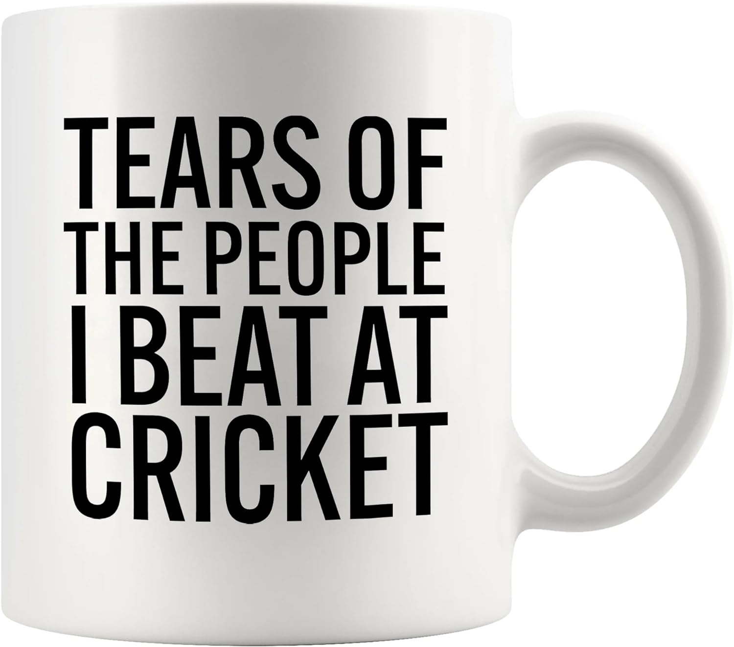 Tears Of The People I Beat At Cricket Mug